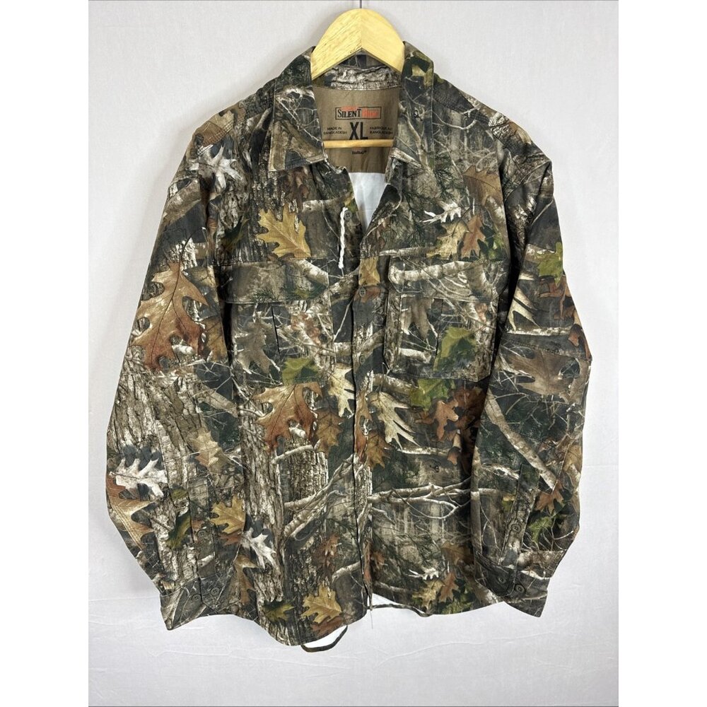 RedHead Silent-Hide Camo Hunting Jacket XL Bass Pro Shirt